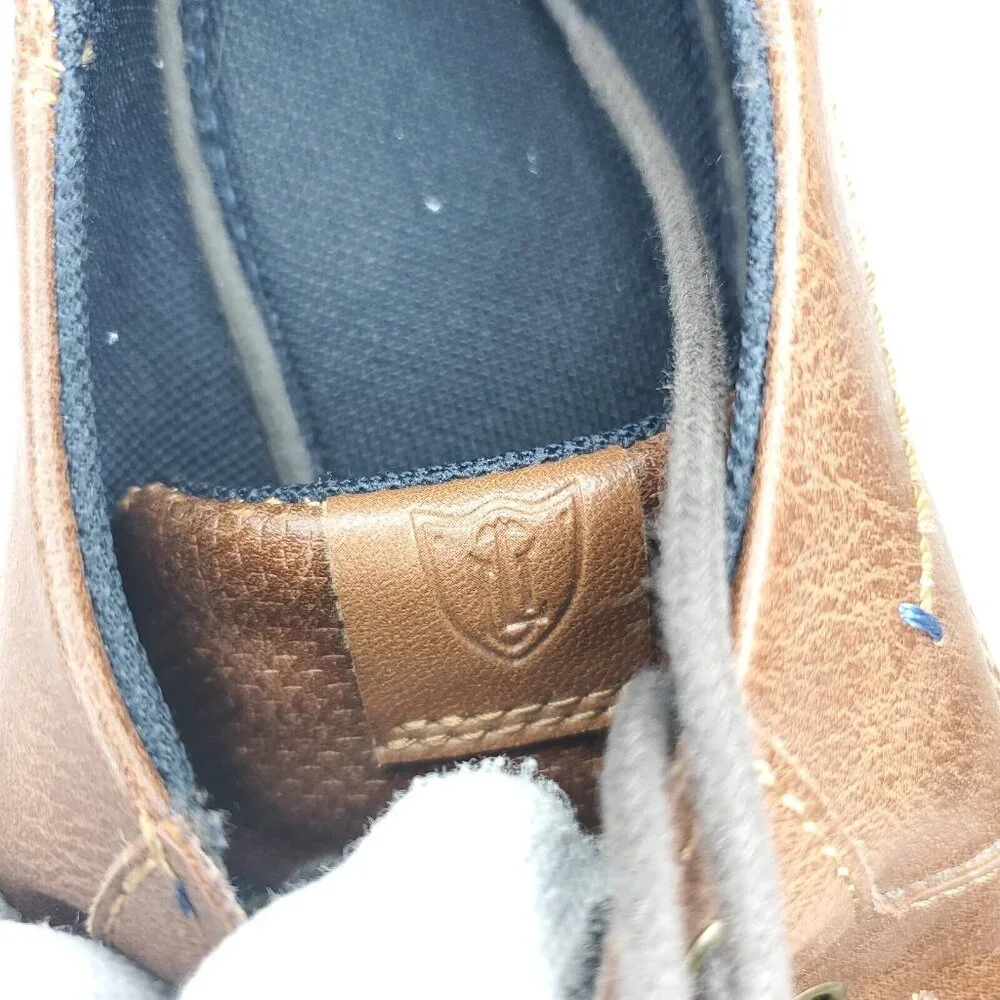Taizhou Simeite Derby Dress Shoes Boys Size 3 Brown Laces